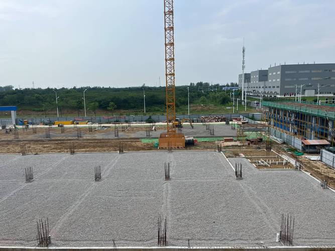 传动研发生产基地二期桩基施工完成，全力冲刺年底主体完工目标