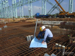 湛江钢铁新厂房建设电气安装掠影 五冶施工单位的卓越风采